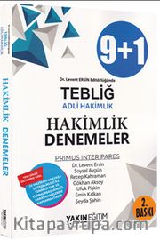 Tebliğ Adli Hakimlik 9+1 Hakimlik Denemeler