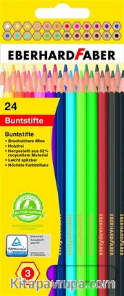 Eberhard-Faber 24'lü Kuruboya Kalemi 3mm mine - Metal Kutu