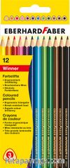 Eberhard-Faber 12'li Winner Üçgen Kuruboya Kalemi 3mm Mine