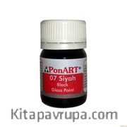 Ponart Cam Boyası Sıyah