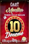 2018 ÖABT Muallim Ortaöğretim Matematik Öğretmenliği Tamamı Çözümlü 10 Deneme Sınavı