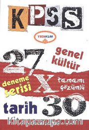 2014 KPSS 27x30 Genel Kültür Tarih Deneme Serisi