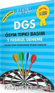 2014 DGS ÖSYM Tıpkı Basım 5 Fasikül Deneme <br /> Yıllara Göre Düzenlenmiş Efsane Sorular