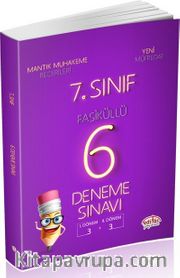 7. Sınıf Çözümlü Fasiküllü 6 Deneme Sınavı