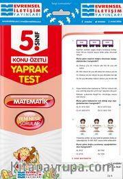 5. Sınıf İngilizce Konu Özetli Yaprak Test