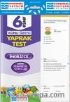 6. Sınıf İngilizce Konu Özetli Yaprak Test