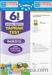 6. Sınıf İngilizce Konu Özetli Yaprak Test