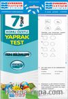7. Sınıf Fen Bilimleri Konu Özetli Yaprak Test