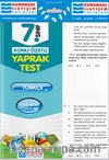 7. Sınıf Türkçe Konu Özetli Yaprak Test