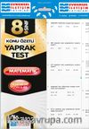 8. Sınıf Matematik Konu Özetli Yaprak Test