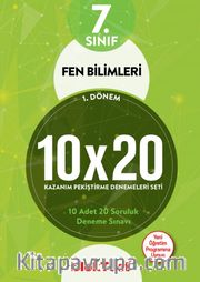 7. Sınıf Bloktest 1.Dönem Fen Bilimleri 10x20 Kazanım Pekiştirme Denemeleri Seti