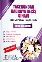 Taşerondan Kadroya Geçiş Sınavı Yazılı ve Mülakat Hazırlık Kitabı Konu Anlatımı