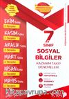 7. Sınıf Sosyal Bilgiler Kazanım Takip Denemeleri