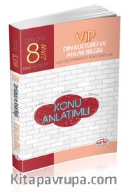 8. Sınıf Vip Din Kültürü ve Ahlak Bilgisi Konu Anlatımlı
