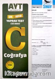 AYT Çek Kopar Coğrafya Yaprak Test