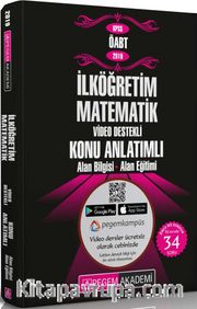 2019 KPSS ÖABT İlköğretim Matematik Video Destekli Konu Anlatımlı Modüler Set (4 Kitap)
