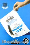 KPSS Gelişim Psikolojisi Çek Kopar Yaprak Test
