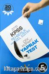 KPSS Rehberlik ve Özel Eğitim Çek Kopar Yaprak Test 