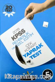 KPSS Rehberlik ve Özel Eğitim Çek Kopar Yaprak Test 