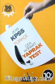 KPSS Türkçe Çek Kopar Yaprak Test