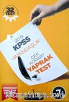 KPSS Vatandaşlık Çek Kopar Yaprak Test 