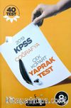 KPSS Coğrafya Çek Kopar Yaprak Test
