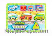Ahşap Puzzle Araçlar (6006Rf)