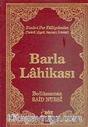 Barla Lahikası/Terimli, Lügatlı, Kaynaklı, İndeksli (Büyük Boy)