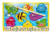 Montessori Ahşap Zeka Oyunları / w-Magnetic Fishing 2