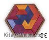 Montessori Ahşap Zeka Oyunları / w-Hexagon 14