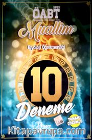 2018 ÖABT Muallim Biyoloji Öğretmenliği Tamamı Çözümlü 10 Deneme Sınavı