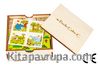 Montessori Ahşap Zeka Oyunları w-Puzzle Cube C Hayvanları Tanıyalım 2