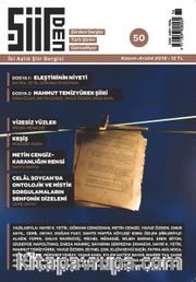 Şiirden İki Aylık Şiir Dergisi Sayı:50 Kasım-Aralık 2018