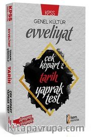 2019 KPSS Evveliyat Tarih Yaprak Test