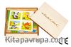 Montessori Ahşap Zeka Oyunları w-Puzzle Cube C Hayvanları Tanıyalım 3