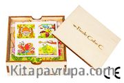 Montessori Ahşap Zeka Oyunları w-Puzzle Cube C Hayvanları Tanıyalım 5