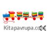 Montessori Ahşap Zeka Oyunları w-Geometric Train