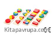 Montessori Ahşap Zeka Oyunları / w-Geometrical Pay