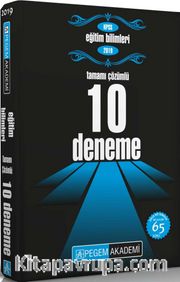 2019 KPSS Eğitim Bilimleri Tamamı Çözümlü 10 Deneme