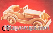 Montessori Ahşap Zeka Oyunları / w-3D Puzzle- Packard Twelve