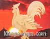 Montessori Ahşap Zeka Oyunları / w-3D Puzzle- Rooster
