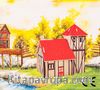 Montessori Ahşap Zeka Oyunları / w-3D Puzzle- Farm House