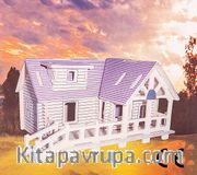 Montessori Ahşap Zeka Oyunları / w-3D Puzzle- Villa A