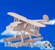 Montessori Ahşap Zeka Oyunları / w-3D Puzzle-Heinkel He 51