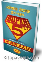 2019 KPSS Genel Yetenek Genel Kültür Süper 5'li Tamamı Çözümlü Deneme