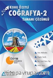 Coğrafya 2 Konu Özetli Tamamı Çözümlü Soru Bankası