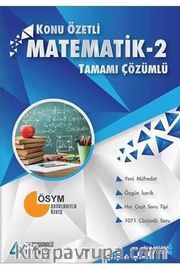 Konu Özetli Matematik 2 Çözümlü Soru Bankası