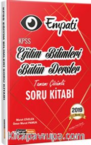 2019 Empati KPSS Eğitim Bilimleri Bütün Dersler Tamamı Çözümlü Soru Kitabı 