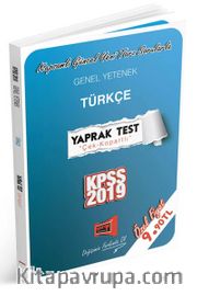 2019 KPSS Genel Yetenek Türkçe Çek Kopartlı Yaprak Test