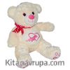 Peluş Göbekli Ayı pembe Kurdaleli 60 cm (783385)